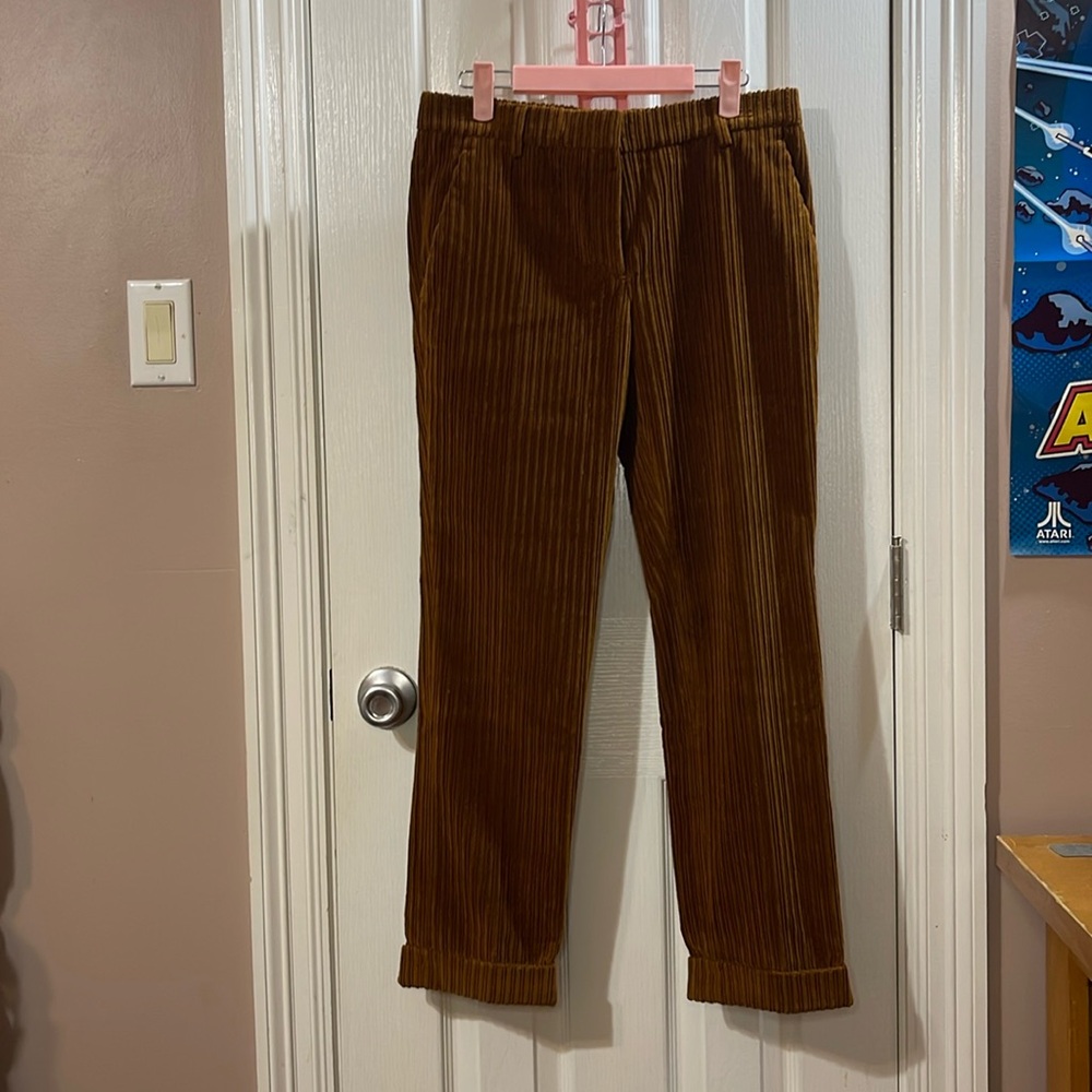 EUC /NWOT Golden Goose Rust/Brown Corduroy Pants IT 40